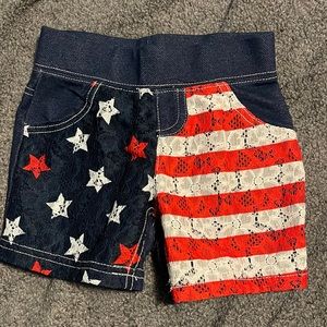 XS (4-5T) 4th of July shorts